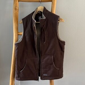 Berne Duck Canvas Sherpa-Lined Vest